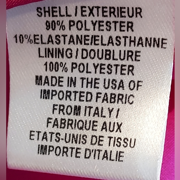 Milly Violet High Neck V Peep Front & Back Bell Sleeve Dress with Small Flaw - Picture 10 of 11